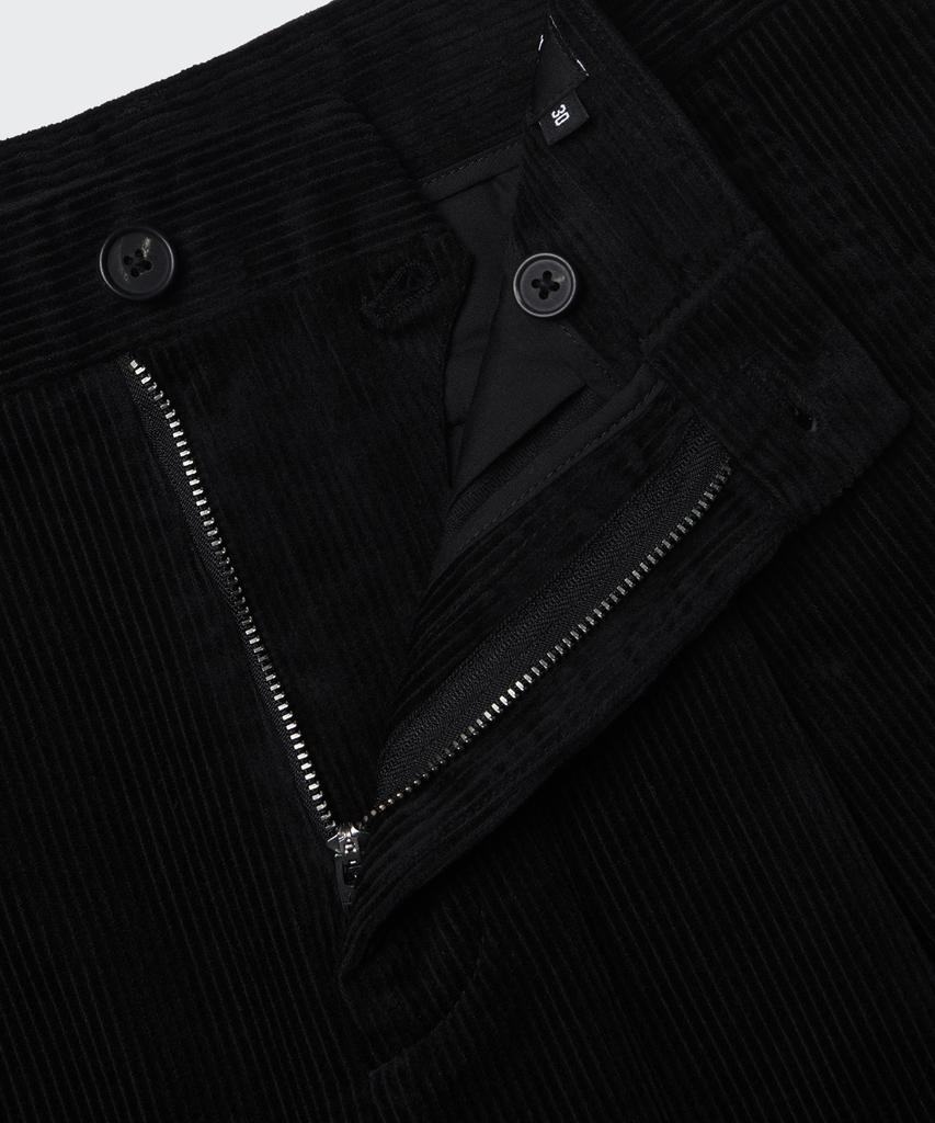 MUSINSA STANDARD Wide Corduroy Pants [Black]