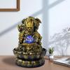 Indoor Water Fountain Meditation Feng Shui Ornaments Soothing Relaxation Tabletop Waterfall Statue