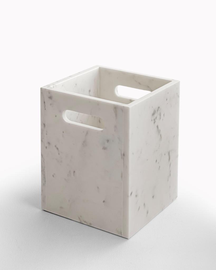 Мраморная корзина для мусора / урна