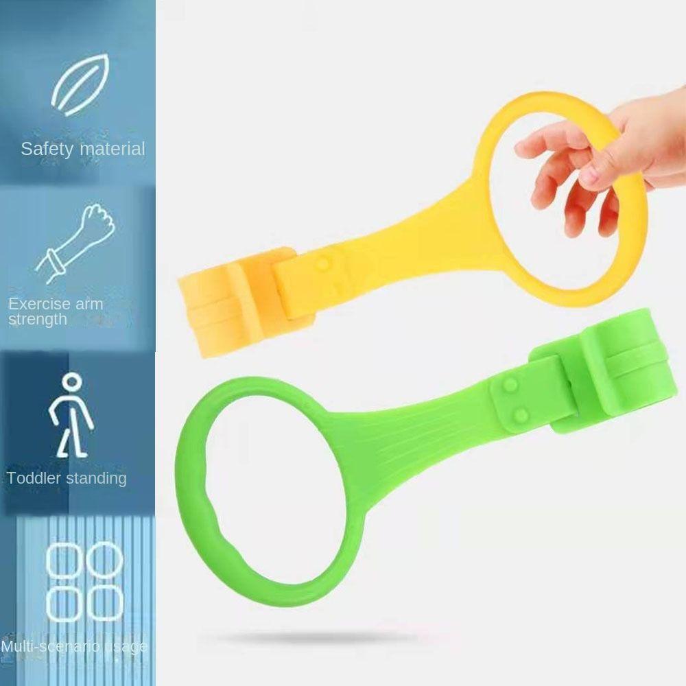 2/4PCS Light Weight Playpen Pull Ring Plastic Baby Toys Comfortable Baby Crib Hooks Baby