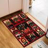 Custom Name orror characters Collage Rug for Living Room, Game Rooms, Office, Bedroom, Floor Mat Playful Design, fan gifts Christmas decor