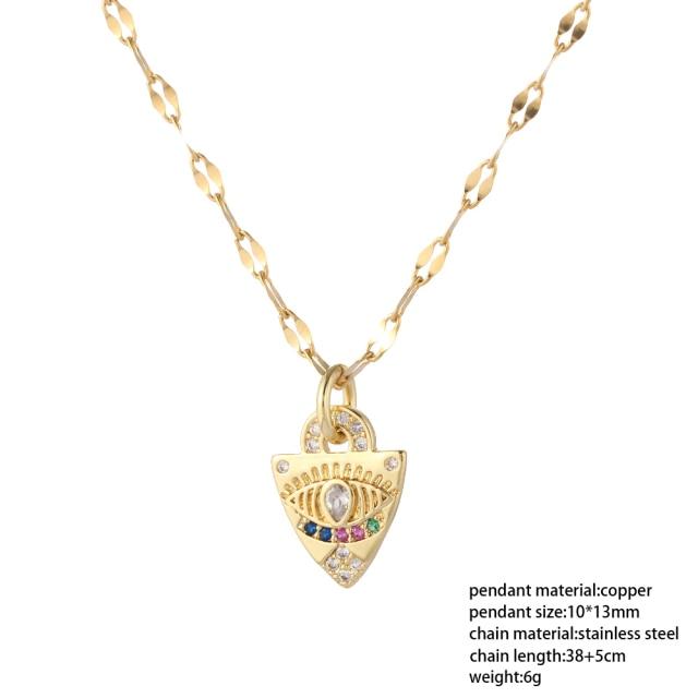 Ожерелье Boho Evil Bllue Eye для женщин и мужчин, ожерелье-воротник со змеиным всевидящим глазом, золотая подвеска, длинные цепочки, парное ожерелье в стиле панк