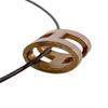 HERMES Pop H Dragee metal Pop ash Necklace pink metal Used
