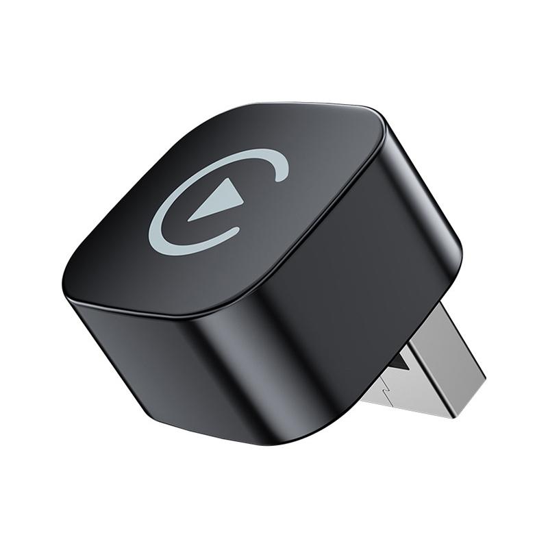 Беспроводной адаптер CarPlay с сигнальной лампой для iPhone Android Auto 2 в 1 проводной к беспроводному AI Box USB-подключение для грузовика