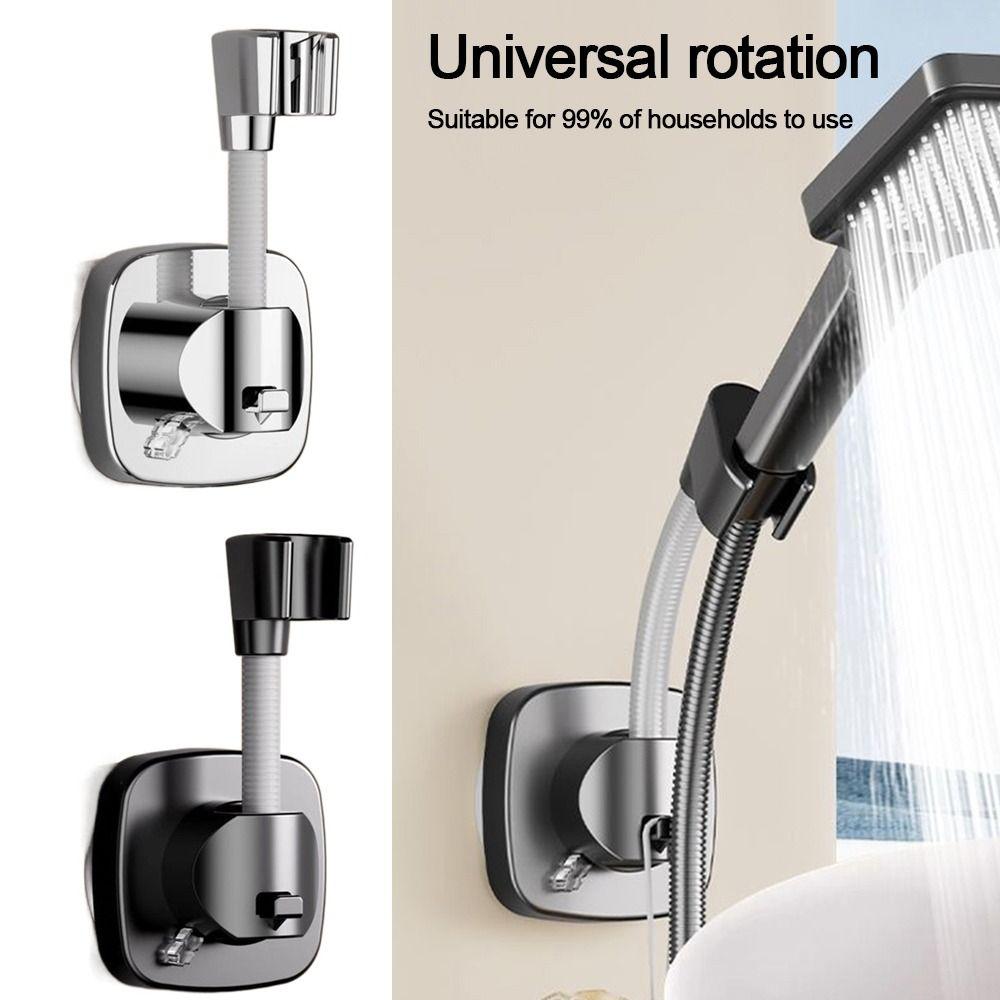 Relocatable Showerhead Bracket Adjustable Sprayer Fixed Base  Bathroom Accessories