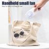 Portable Mini Fan Handheld USB Chargeable Desktop Fans 3 Mode Adjustable Summer Cooler For Outdoor Travel Office