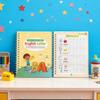 4Pcs Writing Exercise Book Practice Copybook Handwriting Workbook Kit with Letters Numbers English Grooved Learning Activity Workbook