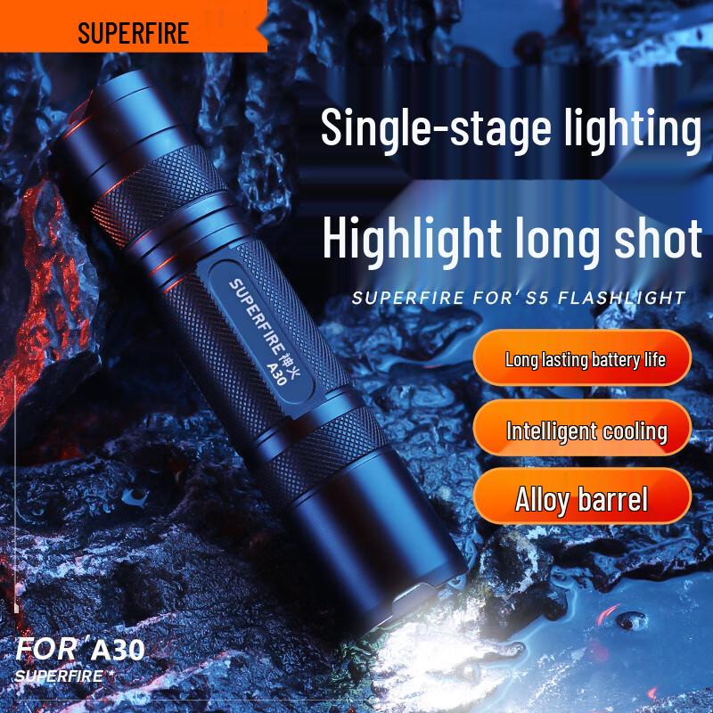 SupFire A30 Series Rechargeable LED Flashlight