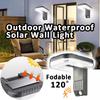 Солнечные настенные светильники Настенные солнечные светильники Уличные Водонепроницаемые Яркие Лампы Высокой Яркости Умное Обнаружение Для Патио Двора Дорожки Заднего Двора