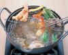 Tamahashi Deep Gas Fire Made of Поставляется с сеткой для слива Tempura Made in Gokuten фритюрница, 28 см, IH, совместимая, железная, масло, кастрюля, Япония, GT-28W