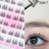 Natural Look Glue-free False Eyelashes Press On Segmented Eyelashes  Women's Beauty