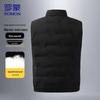ROMON Men's 80% Duck Down Stand Collar Vest