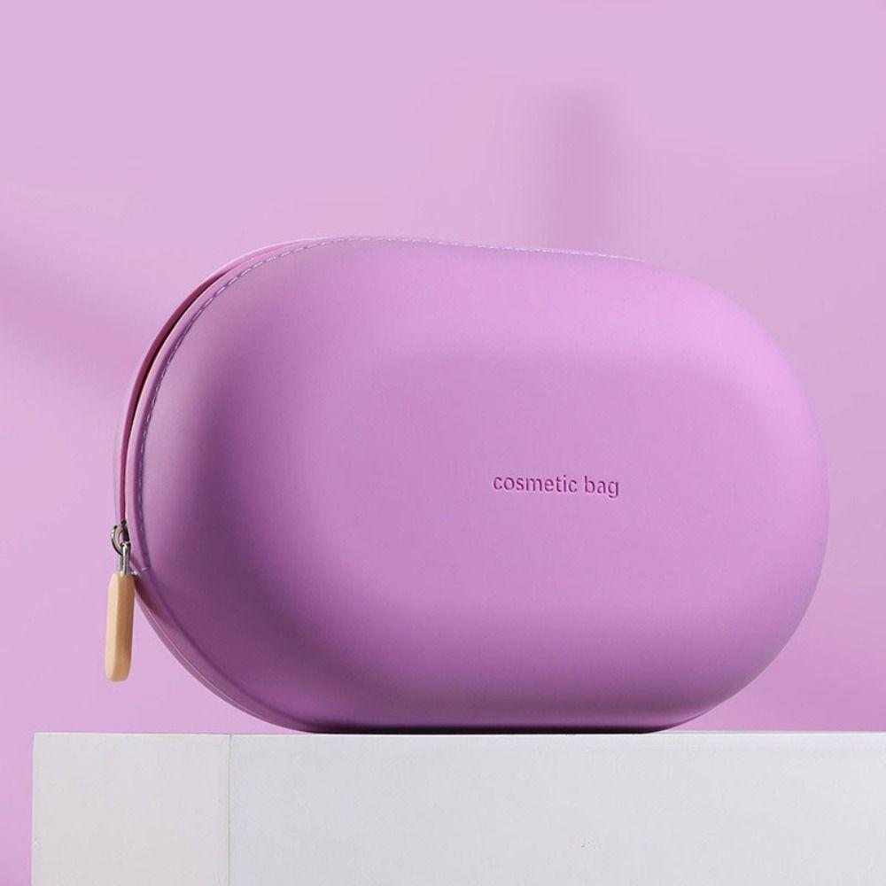Large Capacity Silicone Cosmetic Bag Waterproof Travel Storage Bag Coin Purse  Small Item
