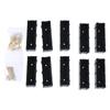 DIY 21700 Splicable Battery Holder Kit With Copper Strips 10Pack Modular Snap Together Slots for Electronics