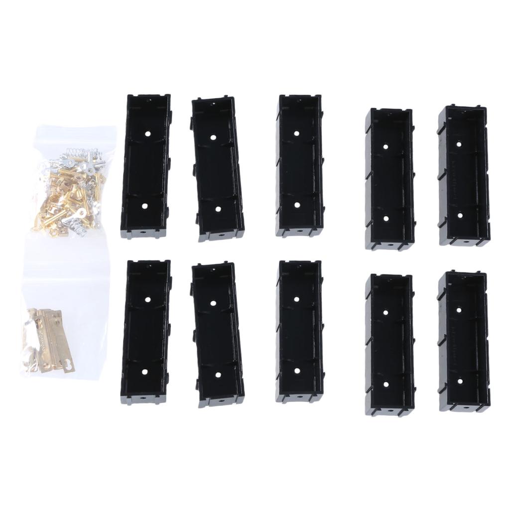 DIY 21700 Splicable Battery Holder Kit With Copper Strips 10Pack Modular Snap Together Slots for Electronics