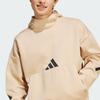 Adidas Z.N.E. Healing Series FW24 Sports Casual Hooded Long Sleeve Sweatshirt Men Sweatshirt Light-Brown JJ4894