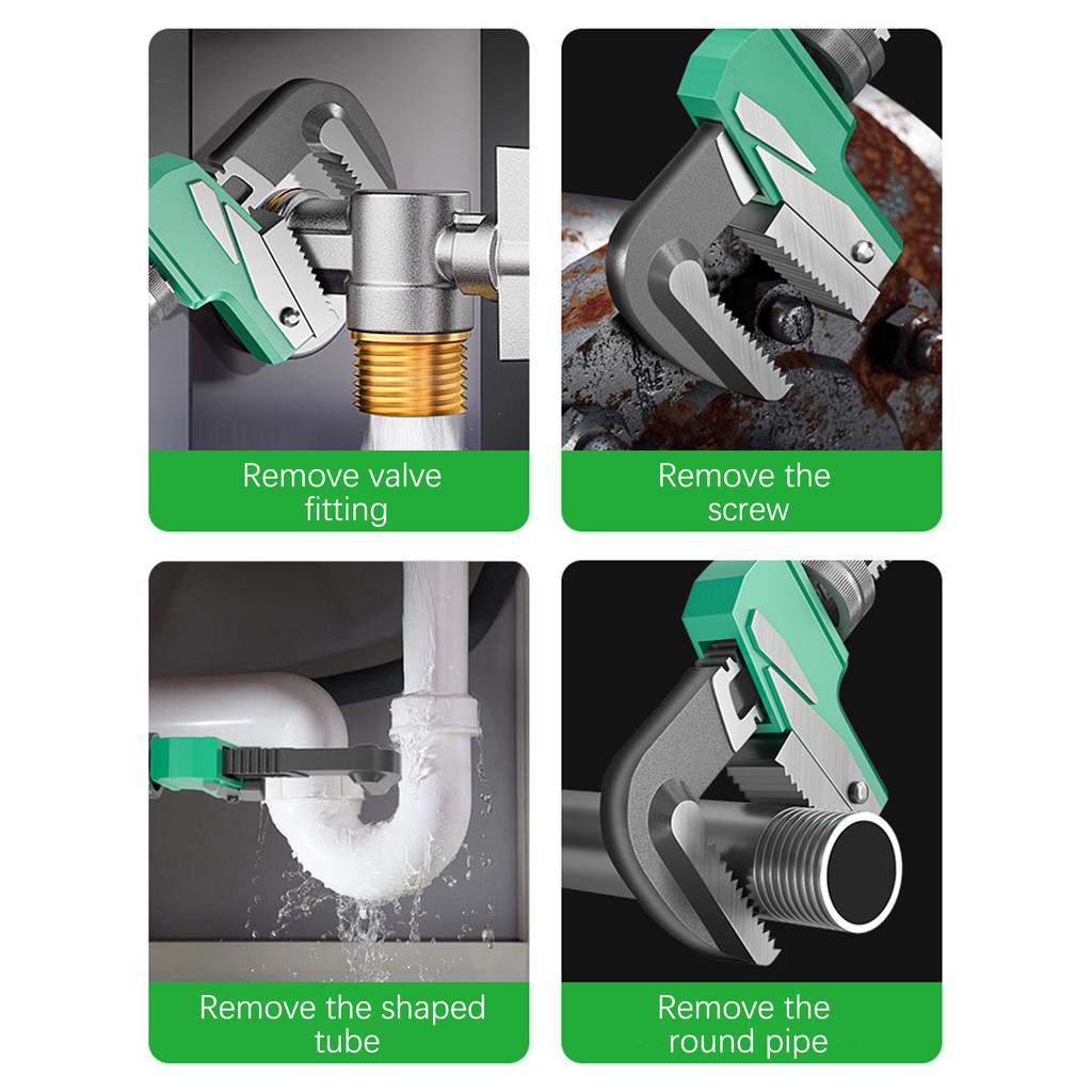 Разводной ключ Высокоточный разводной ключ Эргономичный дизайн рукоятки Ключ для водопроводных труб и смесителей Для разборки и сборки