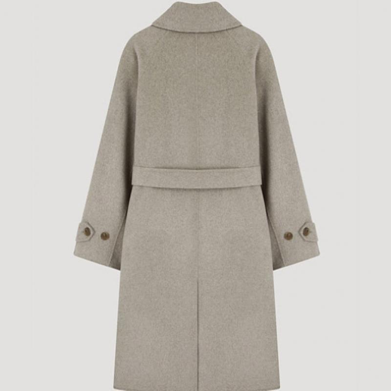  She S miSS  Wool Blend Belted Handmade Coat Swhcto42130 Mk