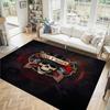Guns N’ Roses Design Crystal Velvet Carpet Cozy Non?Slip Printed Rug For Bedroom Living Room Entrance