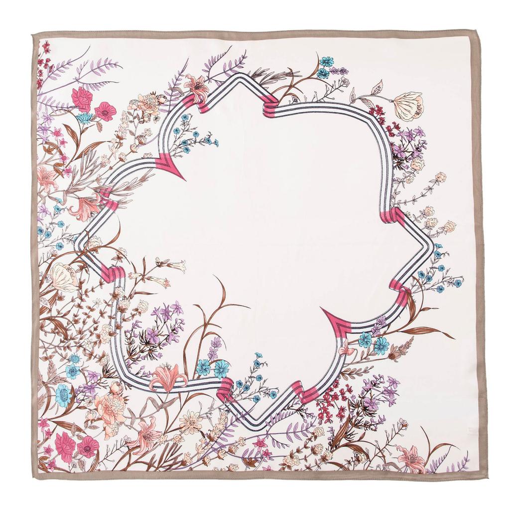 Mulberry Silk Scarf New Retro Winter Beautiful Ginkgo Printing Four Seasons Shawl Sunscreen Dual-purpose