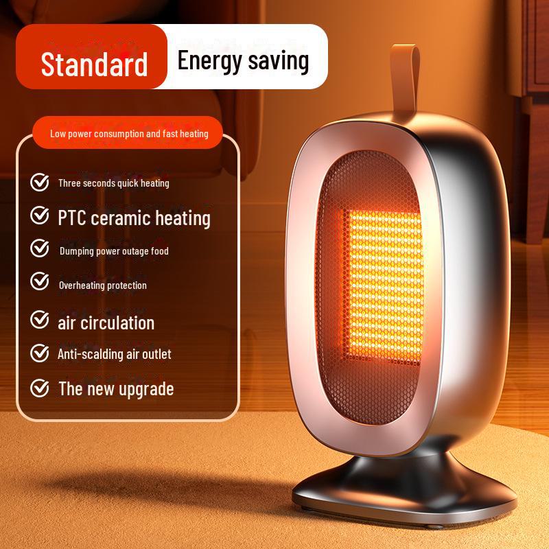 Стильный настольный обогреватель 2025 года: Вентилятор быстрого нагрева для дома, офиса или общежития