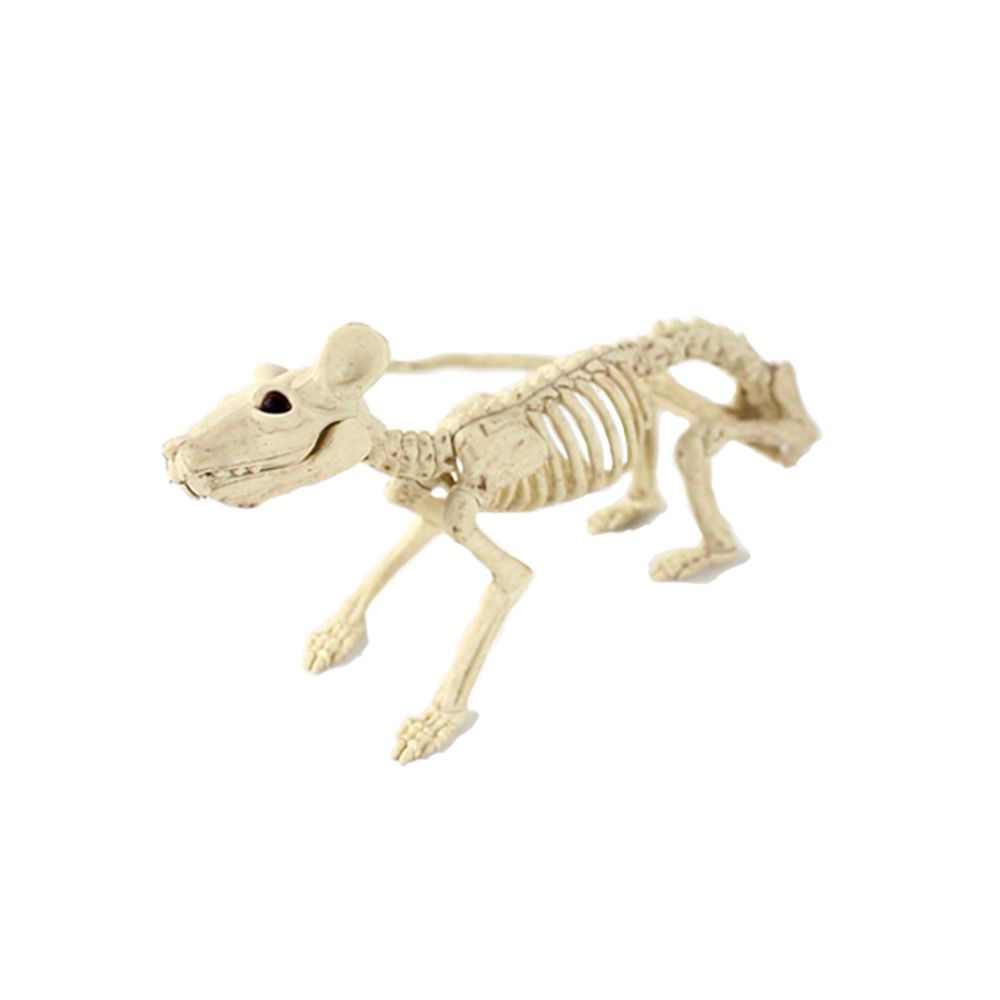 Party Home Halloween Decoration Bat Artificial skull Trick Props Plastic  Bones Animal Skeleton