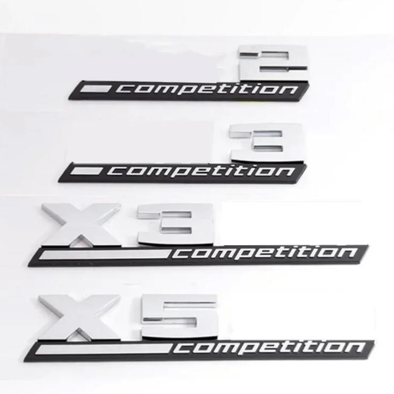 3D ABS COMPETITION Эмблема на багажник автомобиля Наклейка Thunder Edition Для M1 M2 M3 M4 M5 M6 M7 M8 X1M X2M X3M X4M X5M X6M X7M X5