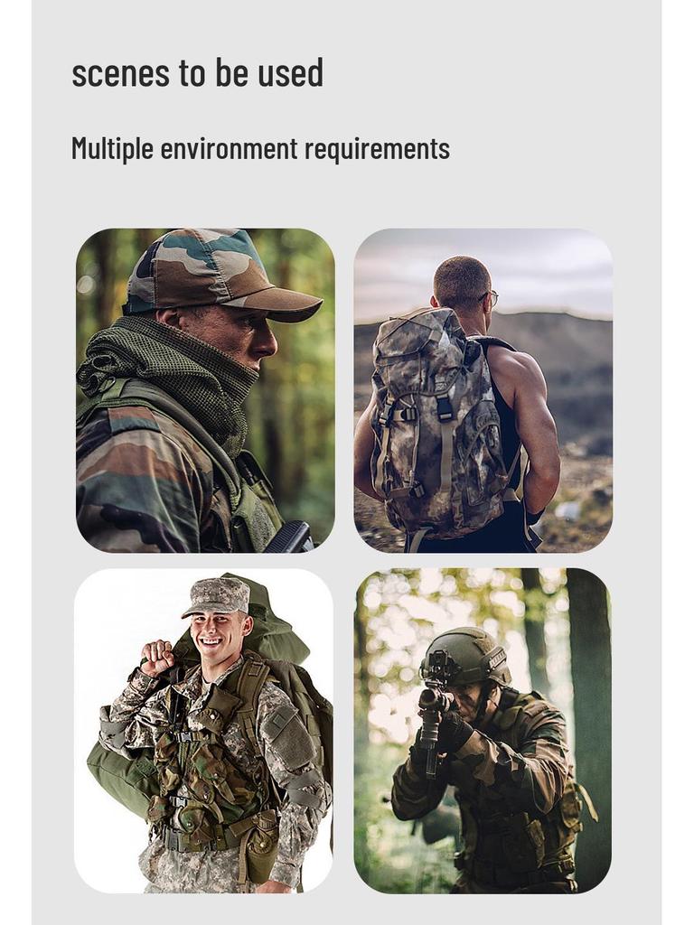 Versatile Outdoor Tactical Belt: Hook & Loop Design for Mountaineering, Camping, Training - Durable Polypropylene Webbing