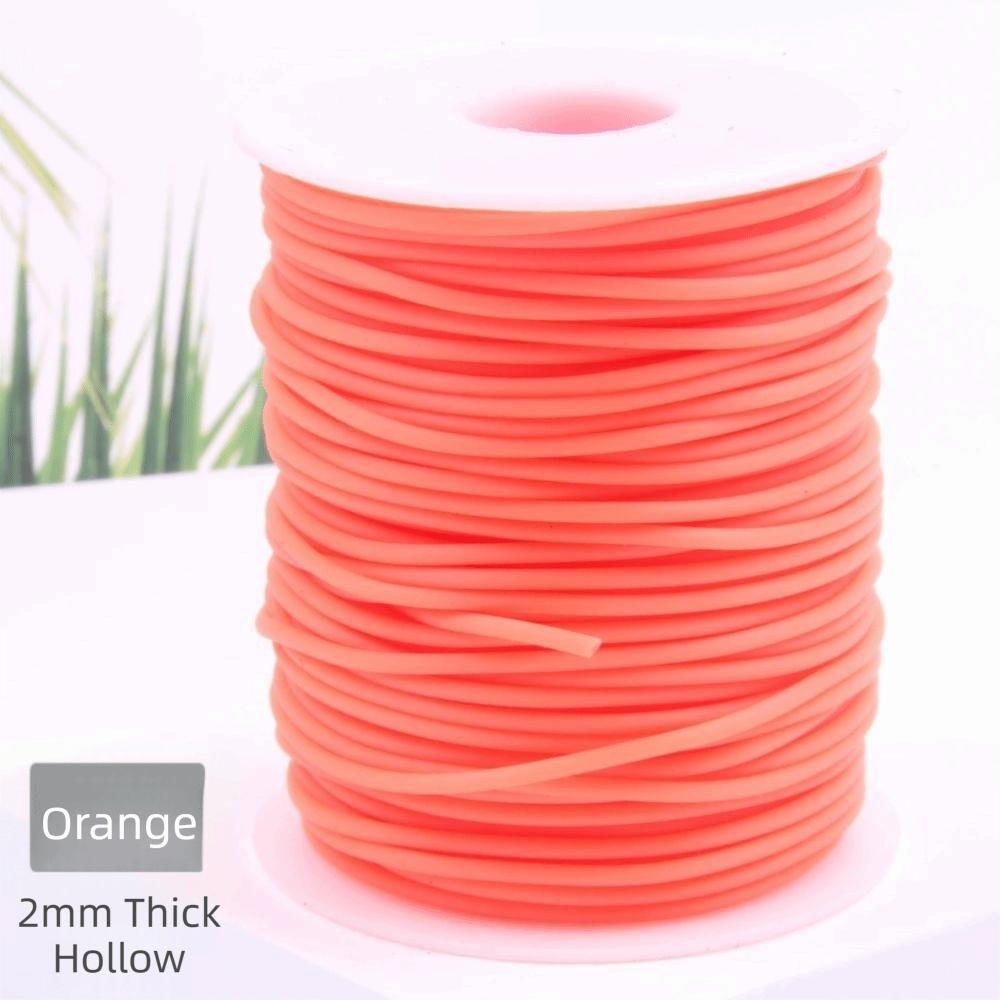 Round Shape Elastic Knitting Cord Transparent Hose Stretch Stitch Cord Necklace Making