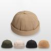 Весенние и летние шляпы Женская солнцезащитная шляпа Ретро-шляпа Melon Skin Однотонная шляпа