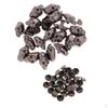 20x Metal Skull Shape Stud Rivets Spikes For Leathercraft DIY Gray 7mm
