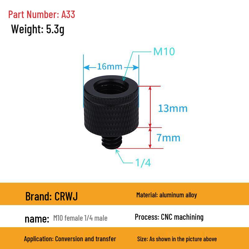Адаптер-переходник с винтом для преобразования нескольких размеров для кронштейнов для камеры и проектора