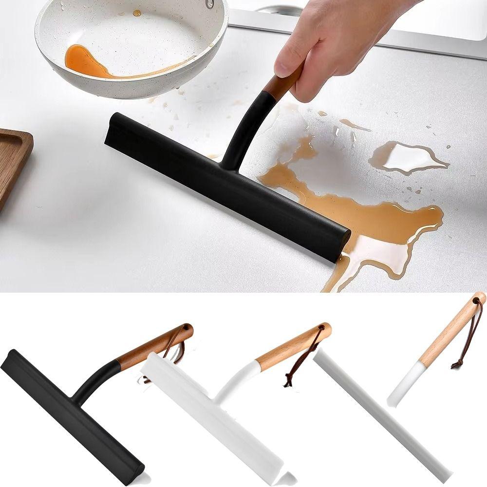 Non-Scratch Kitchen Water Wiper Soft Silicone Glass Cleaning Tool  Countertop Cleaning