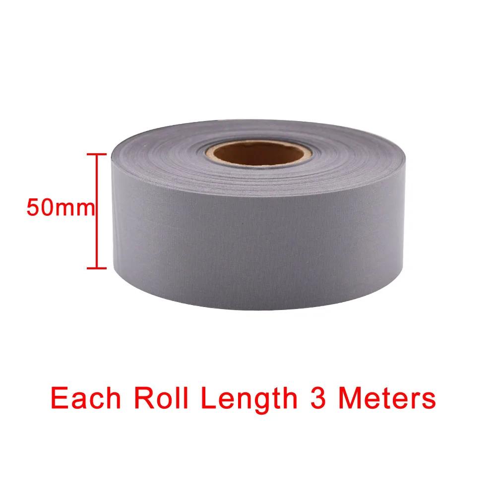 1/3/5Pcs Reflective Warning Tape Self-Adhesive Fabric Sticker for Clothing Helmet Safety ,Bag, Running Safety
