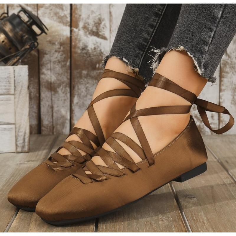 Модные женские балетки, обувь для балета, неглубокие повседневные римские сандалии, тренд 2025, модная весенняя обувь для платья, удобные новые брендовые женские кроссовки