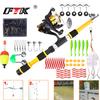 FTK Rod and Reel Combo Kit, Includes Spinning Reel (with Line), 1.8m/4.9ft Rod, Line, Artificial Bionic Lure, Sinker Hook Complete Set
