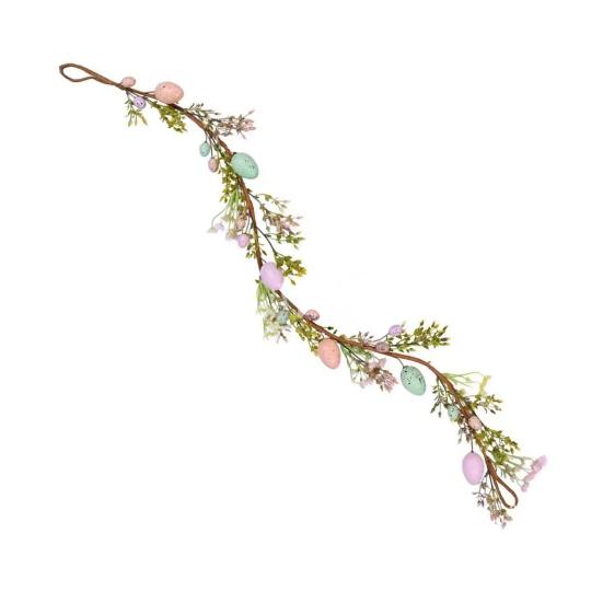 Yousheng пасхальный венок, украшение, искусственная пасхальная гирлянда с яйцами и ягодами для весеннего декора дома, двери, стены, окна