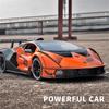 1/24 Lamborghini Essenza SCV12 сплава спортивная модель автомобиля литые металлические игрушечные транспортные средства коллекция моделей автомобилей имитация звука света детский подарок