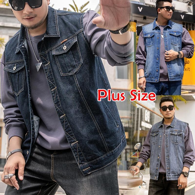 Винтажная мужская джинсовая куртка без рукавов, джинсовая куртка в западном стиле, жилет Tucker