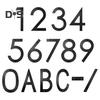 Черные номера домов, буквы с номерами дверей для наружных вывесок, простая установка, пластиковые матовые цифры, буквы, знак для почтового ящика домашнего адреса