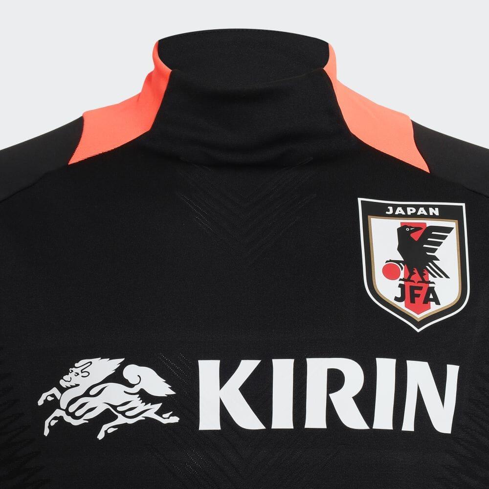 Adidas Япония Национальная сборная по футболу Олимпийская серия Модная повседневная тренировочная куртка Мужская куртка Черная IU9389