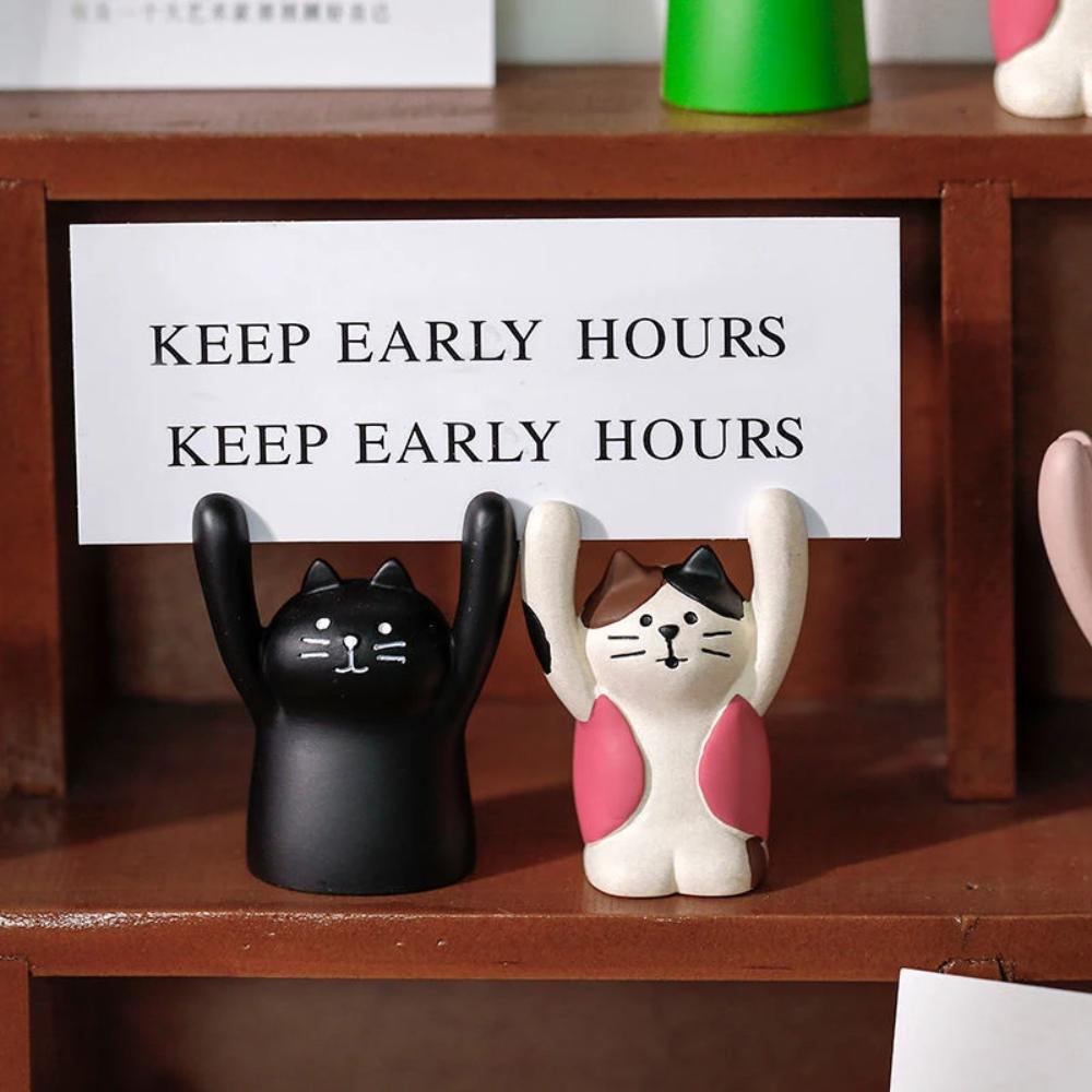 Украшения Милый держатель для фотокарточек Мини подставка для дисплея Портативный Креативный Мультяшный Держатель для карточек