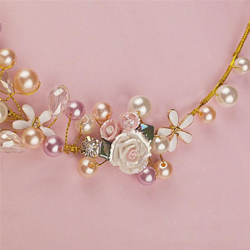 Bridal Ear Hook Ring Hair Band Tiaras Hairband and Earring Set Wedding Accessories Headwear Wedding