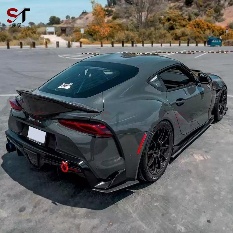 Углепластиковый задний спойлер-«утиное крыло» в стиле TRD для Toyota Supra A90/A91 MK5