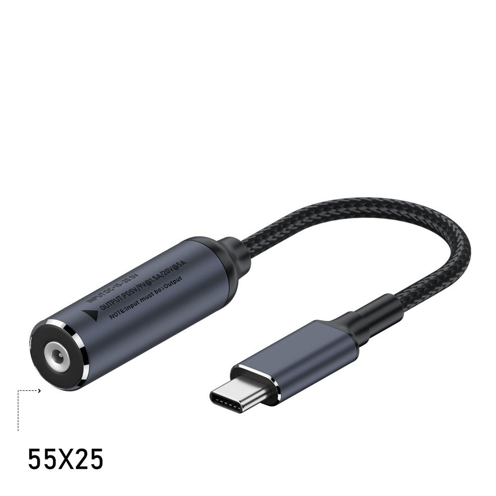 5.5X2.5 7.4X0.6 Кабель для зарядки ноутбука PD 100 Вт Адаптер питания для домашнего офиса Lenovo/HP/Samsung