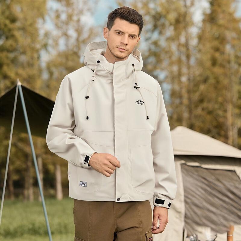 JEEP Men's Hooded Casual Outdoor Jacket