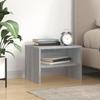 VidaXL Bedside Table Sonoma Grey 40x30x30 Cm Engineered Wood 815239