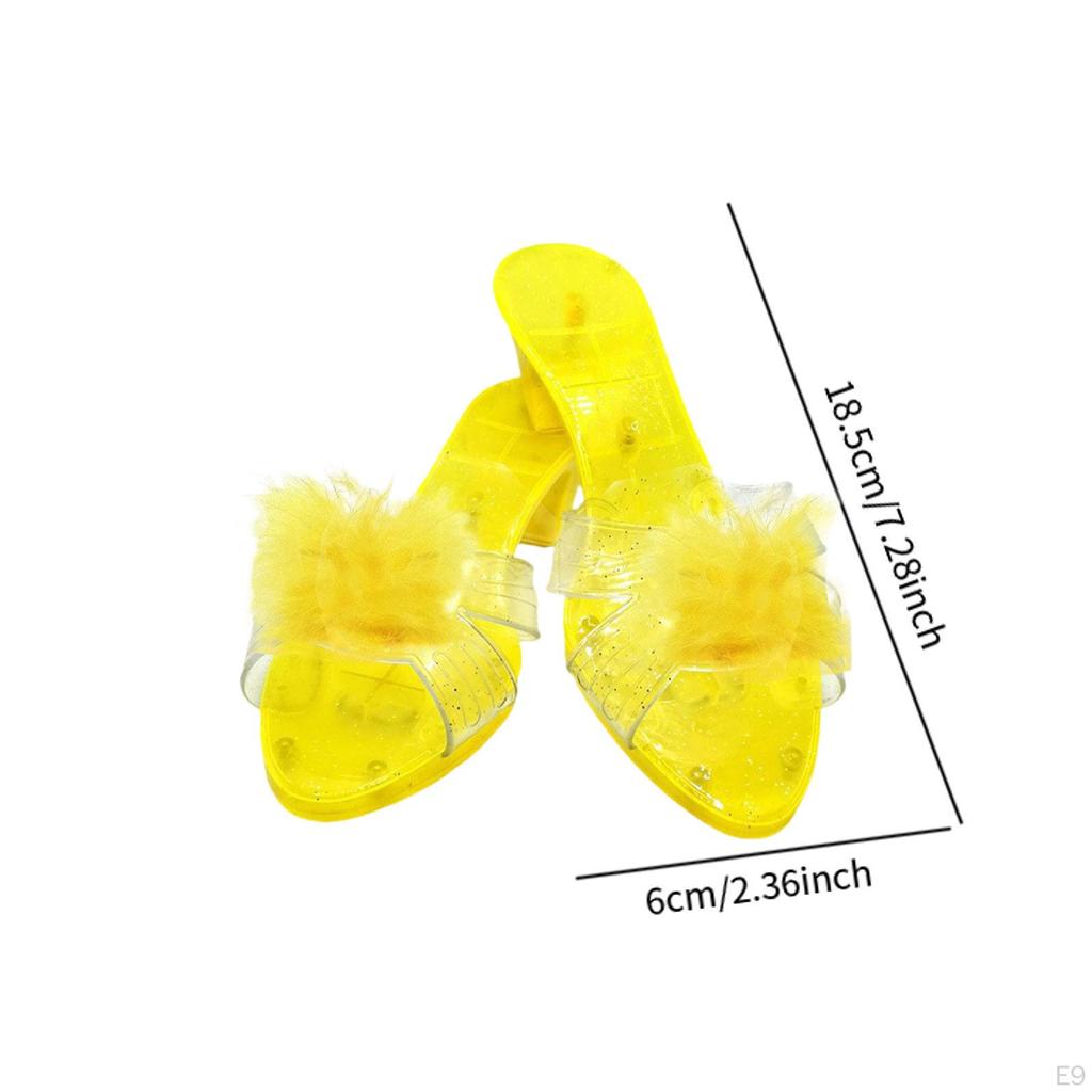 Девочки Портативные и Многофункциональные Туфли Принцессы Слипоны Нарядные для Косплей Вечеринки Дня Рождения