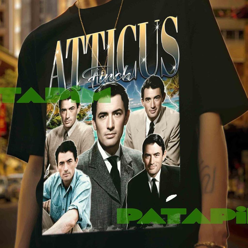 Atticus Finch Retro Graphic Tee: Unisex Cotton Blend Sweater, Atticus Finch Shirt, Atticus Finch Clothing, Atticus Finch Tshirt