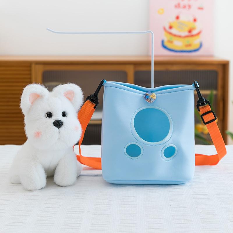 New Pet Peek-a-boo Series Cute Plush Doll Multi-purpose Plush Toy Cute Dog Backpack Series